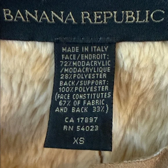 Banana Republic Women's Camel Teddy Jacket XS - Picture 7 of 7